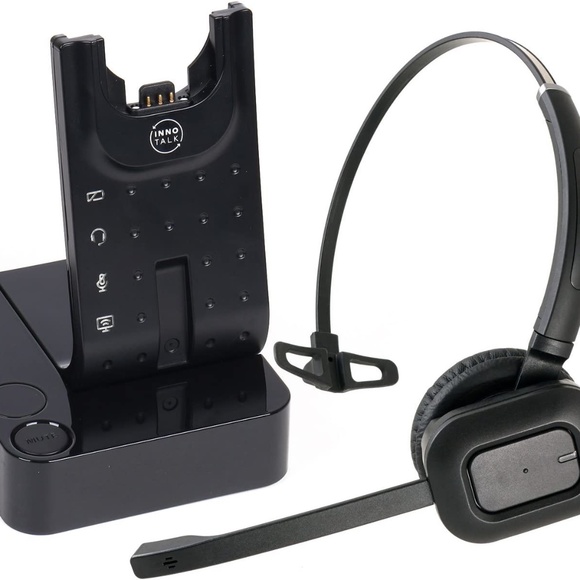 INNOTALK Wireless Headset Compatible with Polycom VVX300, VVX310, VVX400, VVX410 - Picture 1 of 16